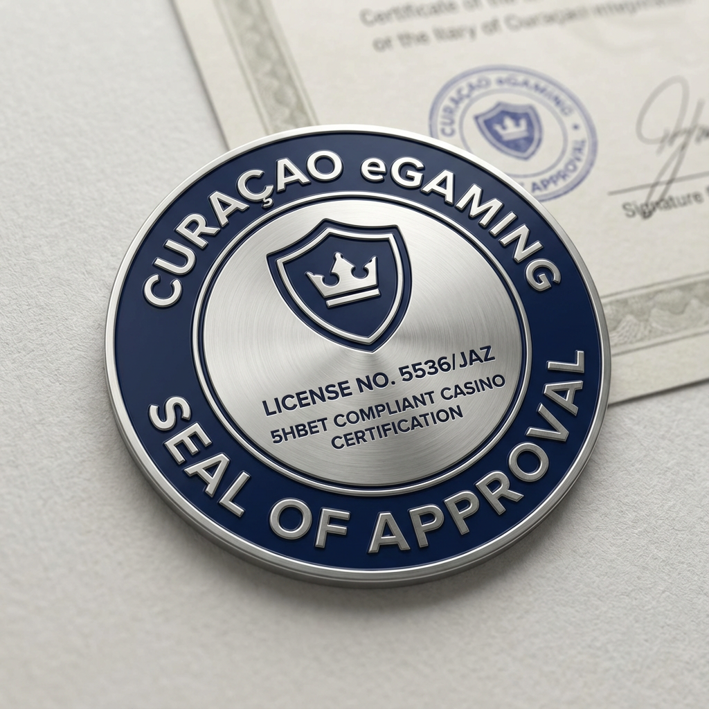 Licença Curaçao eGaming do cassino 5hbet