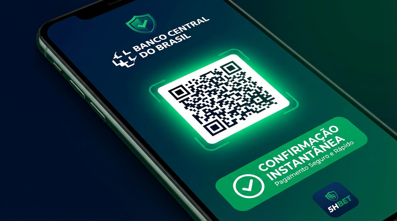 Depósito e saque instantâneo via PIX no 5hbet